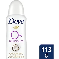 0% Aluminum Deodorant Spray For 48 Hour Protection Coconut & Pink Jasmine Aluminum Free Women's Deodorant 113 g