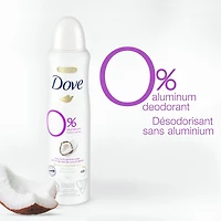 0% Aluminum Deodorant Spray For 48 Hour Protection Coconut & Pink Jasmine Aluminum Free Women's Deodorant 113 g