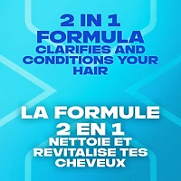 AXE 2 in 1 Shampoo & Conditioner for clean and smooth men's hair Cool Ocean made with menthol 473 ml
