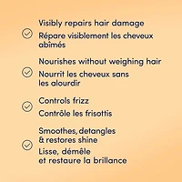 Brume Miracle multitâche 7 en 1 atomiseur sans rinçage Dove Hair Therapy + Vitamine C et Amino Sérum pour fortifier et nourrir les cheveux 222 ml