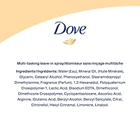 Brume Miracle multitâche 7 en 1 atomiseur sans rinçage Dove Hair Therapy + Vitamine C et Amino Sérum pour fortifier et nourrir les cheveux 222 ml