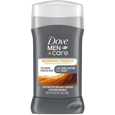 Dove Men+Care  Deodorant Stick aluminum-free deodorant formula for 72H odour protection Morning Fresco with essential oils & ¼ moisturizing cream 85 g