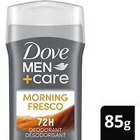Dove Men+Care  Deodorant Stick aluminum-free deodorant formula for 72H odour protection Morning Fresco with essential oils & ¼ moisturizing cream 85 g