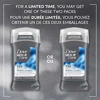 Désodorisant en Bâton formule sans aluminium pour 72 h de protection anti-odeurs Dove Men+Care  Midnight Classico avec huiles essentielles et ¼ de crème hydratante 85 g