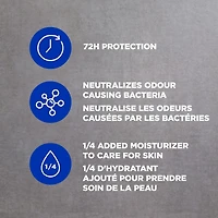 Désodorisant en Bâton formule sans aluminium pour 72 h de protection anti-odeurs Dove Men+Care  Midnight Classico avec huiles essentielles et ¼ de crème hydratante 85 g