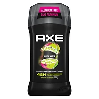 Désodorisant en Bâton pour une protection longue durée contre les odeurs AXE Infinite Pamplemousse et Patchouli formulé sans aluminium