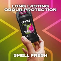 Désodorisant en Bâton pour une protection longue durée contre les odeurs AXE Infinite Pamplemousse et Patchouli formulé sans aluminium