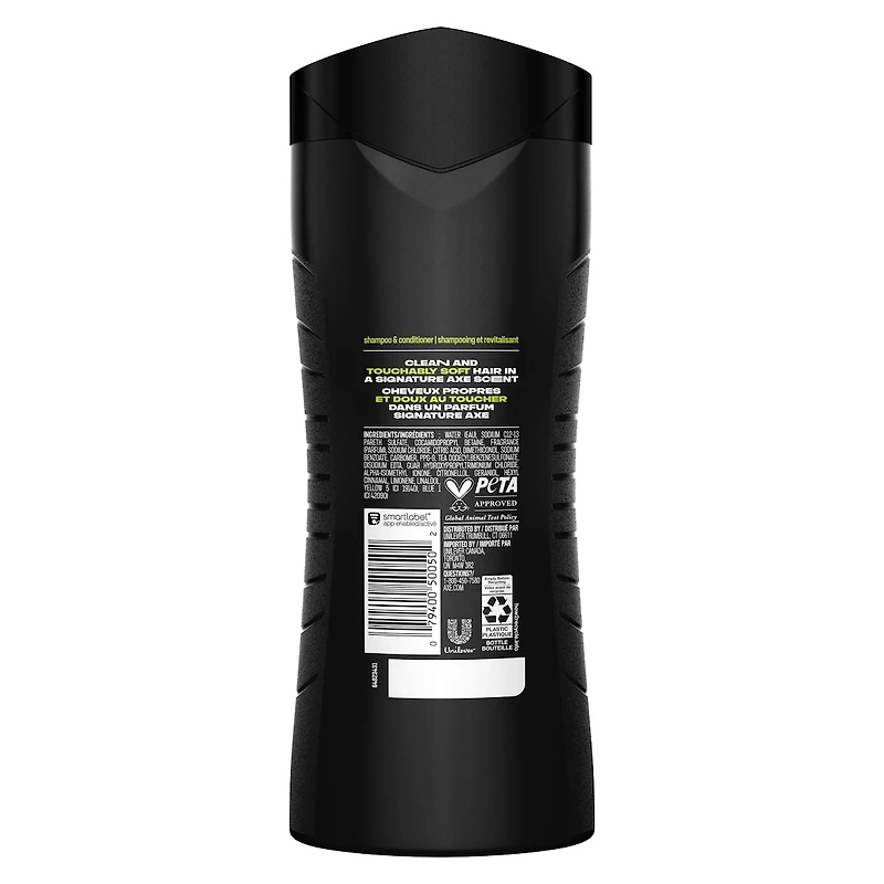 Hair Infinite 2-in-1 Shampoo + Conditioner for irresistibly touchable hair Clean & Fresh all-in-one shampoo & conditioner in a 100% recycled bottle 473 ml