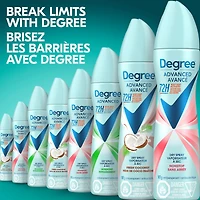 Antisudorifique en Vaporisateur à Sec pour femmes avec 72 h de protection contre les odeurs et la transpiration Degree Advanced Sans Arrêt avec technologie MotionSense®