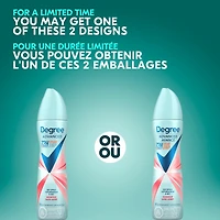 Antisudorifique en Vaporisateur à Sec pour femmes avec 72 h de protection contre les odeurs et la transpiration Degree Advanced Sans Arrêt avec technologie MotionSense®