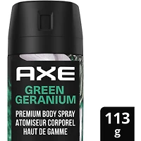 Fine Fragrance Collection Premium Body Spray for Men Green Geranium deodorant with 72H odour protection and freshness Infused with Geranium, Cedar, and Patchouli Essential Oils