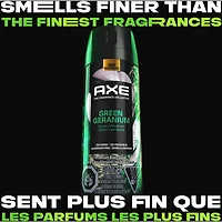 Fine Fragrance Collection Premium Body Spray for Men Green Geranium deodorant with 72H odour protection and freshness Infused with Geranium, Cedar, and Patchouli Essential Oils
