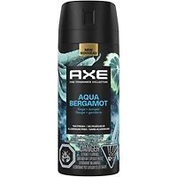 Fine Fragrance Collection Premium Body Spray for Men Aqua Bergamot deodorant with 72H odour protection and freshness infused with juniper, bergamot, and sage essential oils