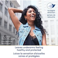 Antisudorifique 72 h parfum d'eau de coco et limette Dove Soin Avancé vaporisateur à sec pour femme avec 1/4 d'hydratants pour des aisselles douces et lisses