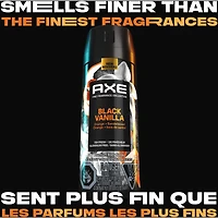 Fine Fragrance Collection Premium Body Spray for Men Black Vanilla deodorant with 72H odour protection and freshness infused with vanilla, orange and sandalwood essential oils