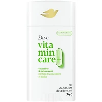 Désodorisant Sans Aluminium parfum de concombre et melon Dove Vitamin Care+ 72 h de protection anti-odeur respirante avec vitamines B3 + E