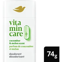 Désodorisant Sans Aluminium parfum de concombre et melon Dove Vitamin Care+ 72 h de protection anti-odeur respirante avec vitamines B3 + E