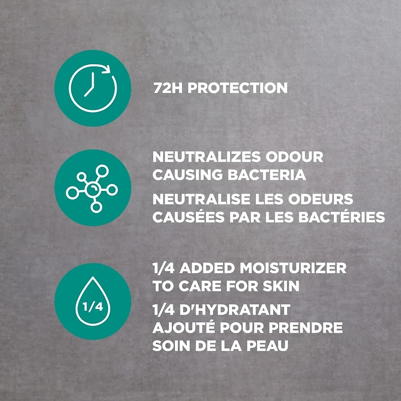 Men+Care  Moon Oasis 72h Men's Aluminum-Free Deodorant with Non-Irritant Formula, 1/4 Moisturizing Cream and Vitamin E