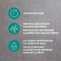 Men+Care  Moon Oasis 72h Men's Aluminum-Free Deodorant with Non-Irritant Formula, 1/4 Moisturizing Cream and Vitamin E