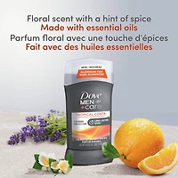 Désodorisant 72 h sans aluminium pour homme Dove Men+Care  Tropical Costa avec formule non irritante, 1/4 de crème hydratante et vitamine E