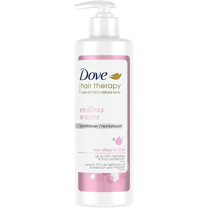 Hair Therapy Endless Waves for Hydrated Waves Conditioner Moisturizing Conditioner Made With Raw Shea Butter for Up To 72H Definition