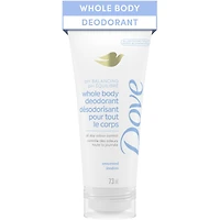 Whole Body Deodorant Cream Aluminum Free Deodorant for Women Unscented for Pits, Privates, & Thighs to Toes
