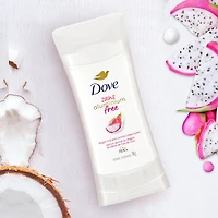 Déodorant pour Femmes avec 1/4 d'hydratants, Dove Sans Aluminium Fruit du Dragon & Crème de Noix de Coco, Protection contre les odeurs pendant 72h, 74 g
