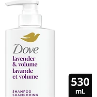 Shampooing pour Cheveux Fins et Plats, Dove Lavande et Volume  avec Soin Bio-Protéine Liquide, 530 ML