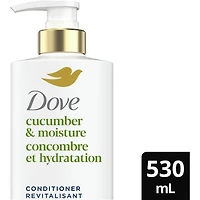 Revitalisant pour Cheveux Ternes et Secs, Dove Concombre Hydratant avec Soin Bio-Protéine Liquide