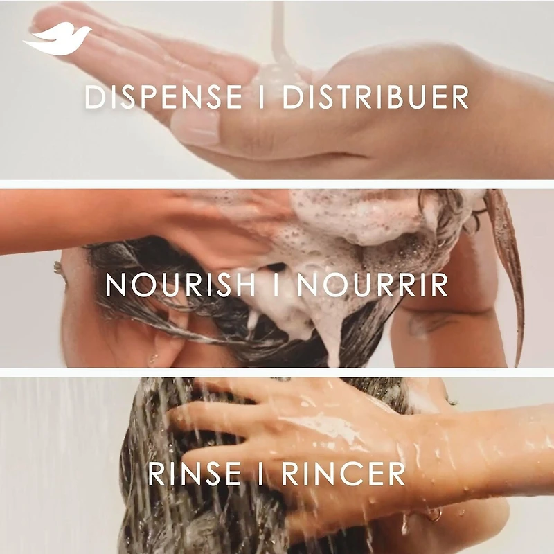 Revitalisant pour Cheveux Ternes et Secs, Dove Concombre Hydratant avec Soin Bio-Protéine Liquide