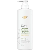 Shampooing pour Cheveux Ternes et Secs, Dove Concombre Hydratant avec Soin Bio-Protéine Liquide