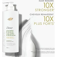 Shampooing pour Cheveux Ternes et Secs, Dove Concombre Hydratant avec Soin Bio-Protéine Liquide