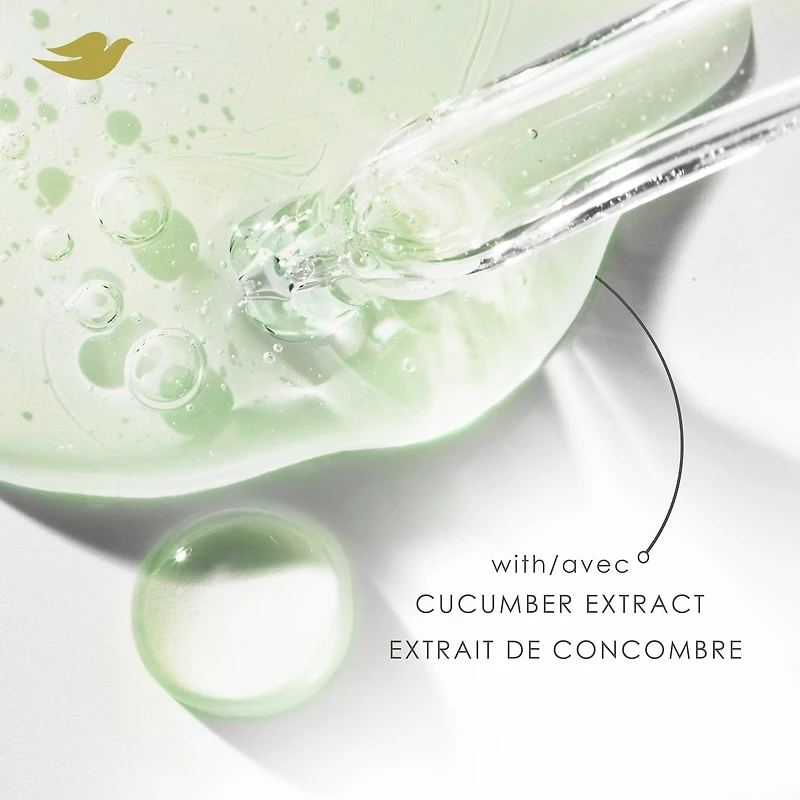 Shampooing pour Cheveux Ternes et Secs, Dove Concombre Hydratant avec Soin Bio-Protéine Liquide