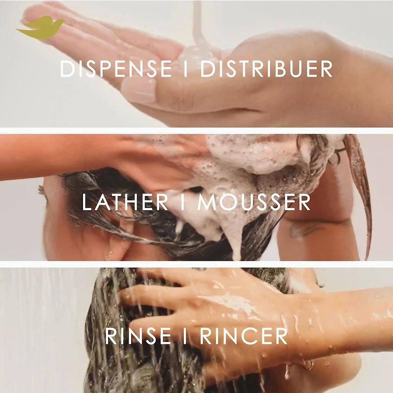 Shampoing pour Cheveux Fragiles, Dove Anti-Chute de Cheveux avec Soin Bio-Protéine Liquide
