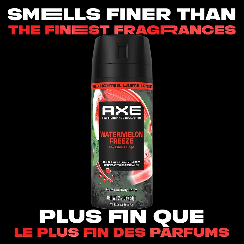 Fine Fragrances Body Spray Watermelon Freeze Key Lime + Sage 72H Fresh, 113g