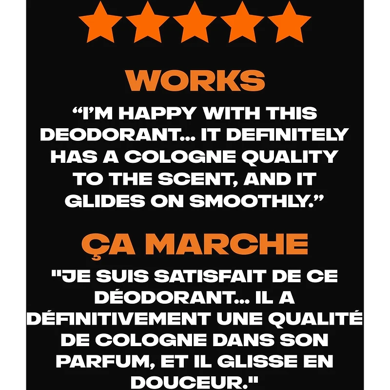 AXE Collection de Parfums Fins  Déodorant en bâton  12 Heures de Fraîcheur Vanille Noire avec Huiles Essentielles d'Orange + Bois de Santal  Sans Aluminium, 85g