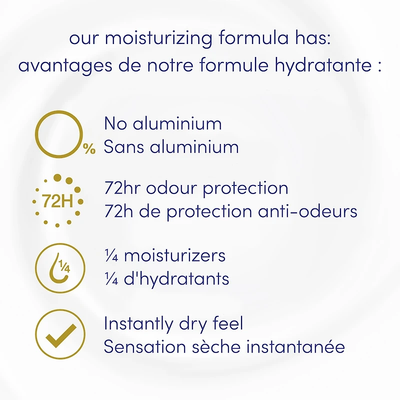 Dove Aluminium Free Déodorant for Women with 1/4 Moisturizers, Dragon Fruit & Coconut Cream 72h Odour Protection 113 g