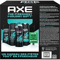 AXE  Body Spray, Body Wash, 2-in-1 Shampoo and Conditioner and Deodorant st  Apollo (4)Gift Pack