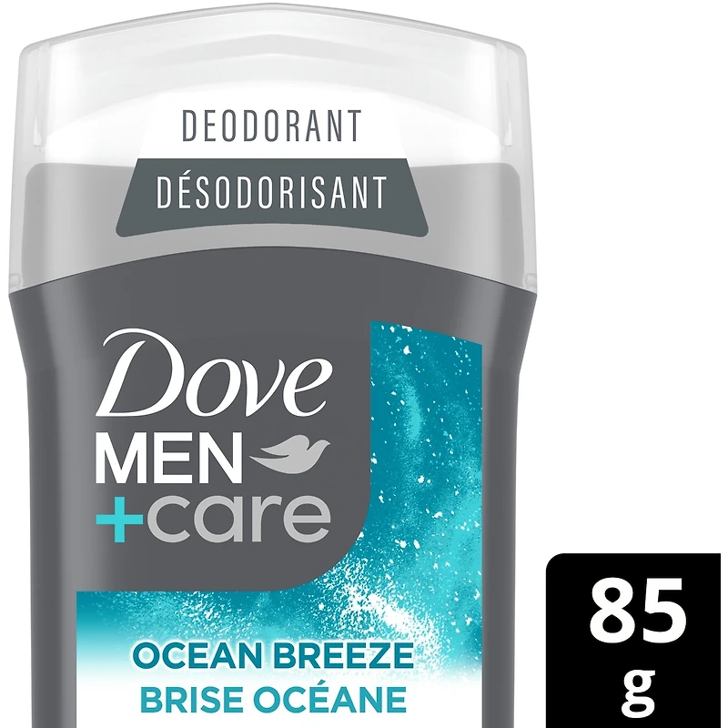 Dove Men+Care Deodorant Stick aluminum-free deodorant formula for 72H protection Ocean Breeze with ¼ moisturizing cream 85 g