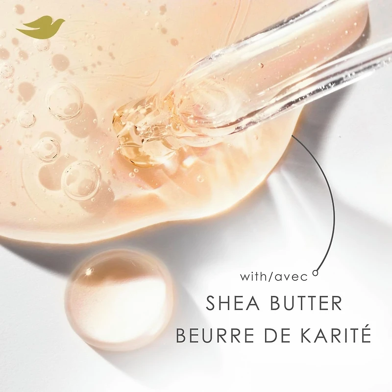 Shampooing pour cheveux frisés Dove Anti-Frisottis et Lissage avec Soin Bio-Protéine Liquide et Beurre de Karit