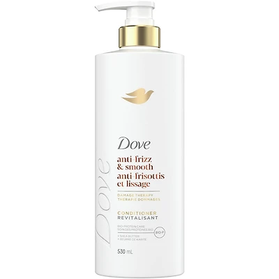 Revitalisant pour cheveux frisés, Dove Anti-Frisottis et Lissage  avec Soin Bio-Protéine Liquide et Beurre de Karité, 530 ML