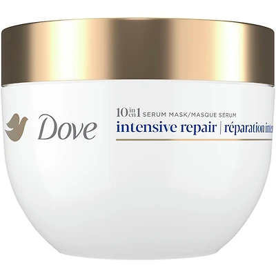 Masque Capillaire pour Cheveux Abîmés Dove Réparateur Intensif  avec Soin Bio-Protéine Liquide, 260 GR
