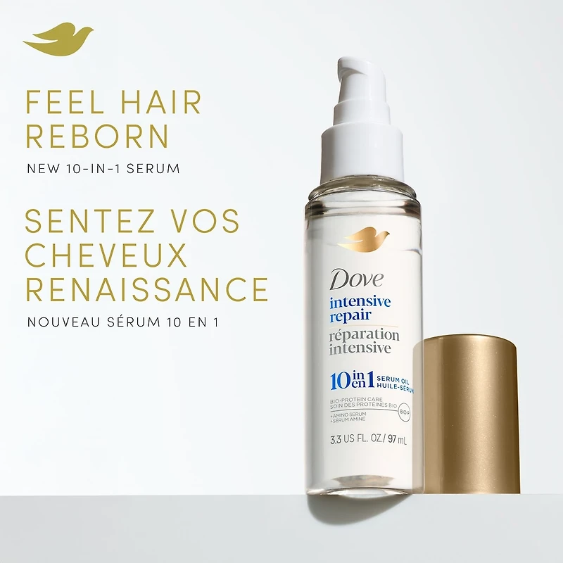 Dove  Serum for Damaged Hair Intensive Repair with Bio-Protein Care Technology and Amino Serum 97mL