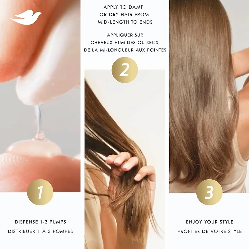 Dove  Serum for Damaged Hair Intensive Repair with Bio-Protein Care Technology and Amino Serum 97mL