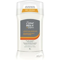 Dove Men+Care Whole Body Deodorant Stick For 72H Odour Protection Shea Butter & Cedar is suitable to use from pits, privates, to feet, 85g