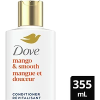 Revitalisant pour cheveux ternes et secs, Dove Mangue et Douceur  avec technologie Soin Bio-Protéine Liquide, 355 ML