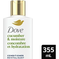Revitalisant pour Cheveux Ternes et Secs, Dove Concombre Hydratant  avec Soin Bio-Protéine Liquide, 355 ML