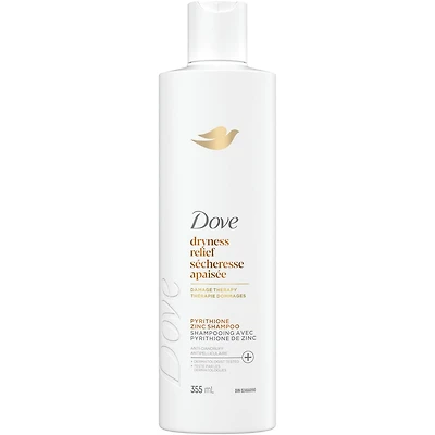 Dove Dryness & Itch Relief Shampoo for Dry and Itchy scalp,  with Liquid Bio-Protein Care technology, 355 ML