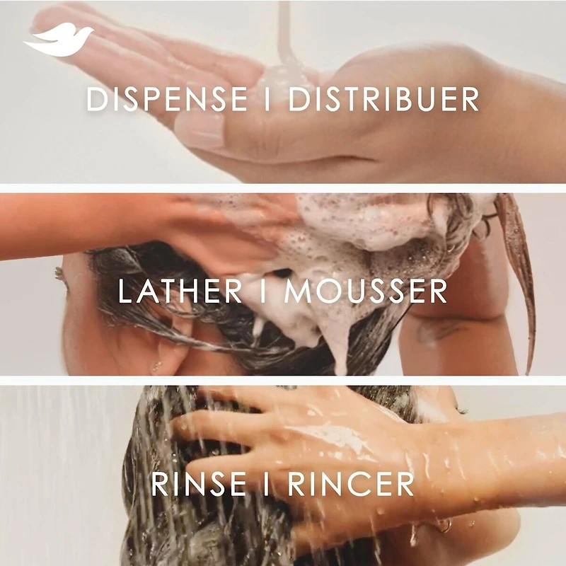 Shampoing pour Cheveux Fragiles, Dove Anti-Chute de Cheveux avec Soin Bio-Protéine Liquide