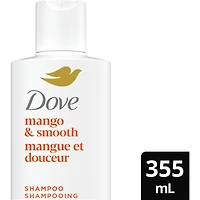 Shampoing pour cheveux ternes et secs, Dove Mangue et Douceur  avec technologie Soin Bio-Protéine Liquide, 355 ML